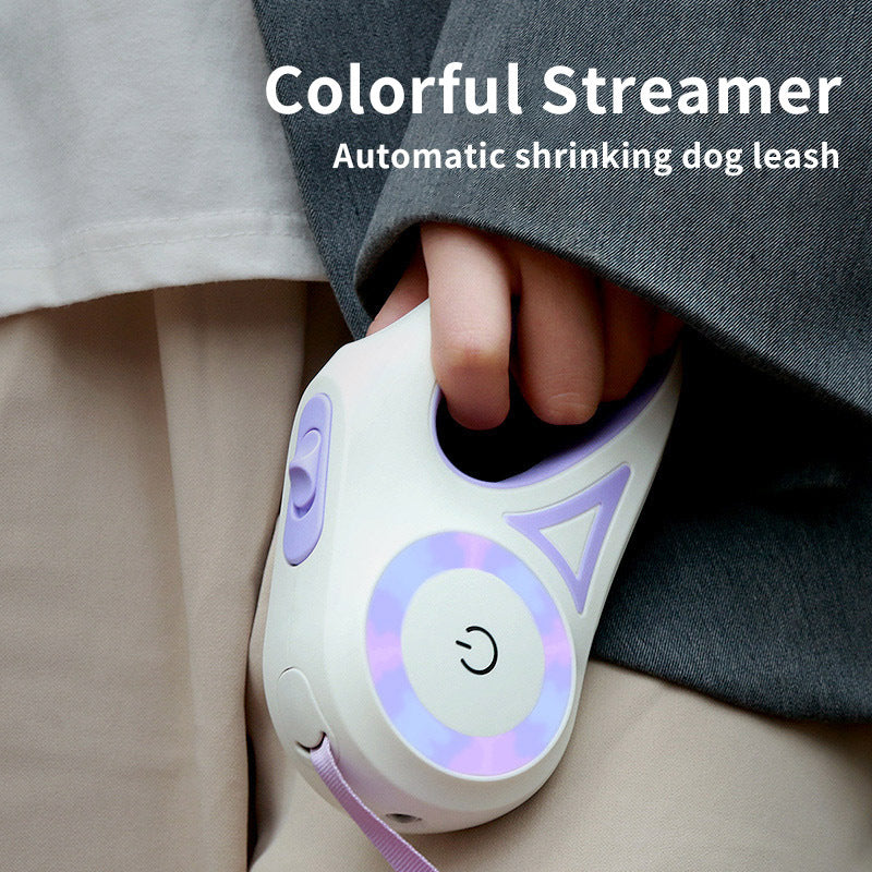 Retractable Dog Leash & Collar Set with LED Light