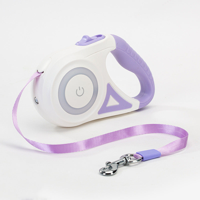 Retractable Dog Leash & Collar Set with LED Light